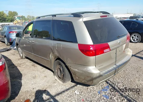 2005 Toyota Sienna Le из США, поврежденный, VIN 5TDZA23CX5S261890
